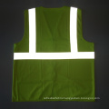 ANSI/ISEA 107 cheap yellow zipper reflective safety vest with EN 20471 3m reflective tape